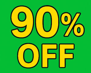 90%OFF